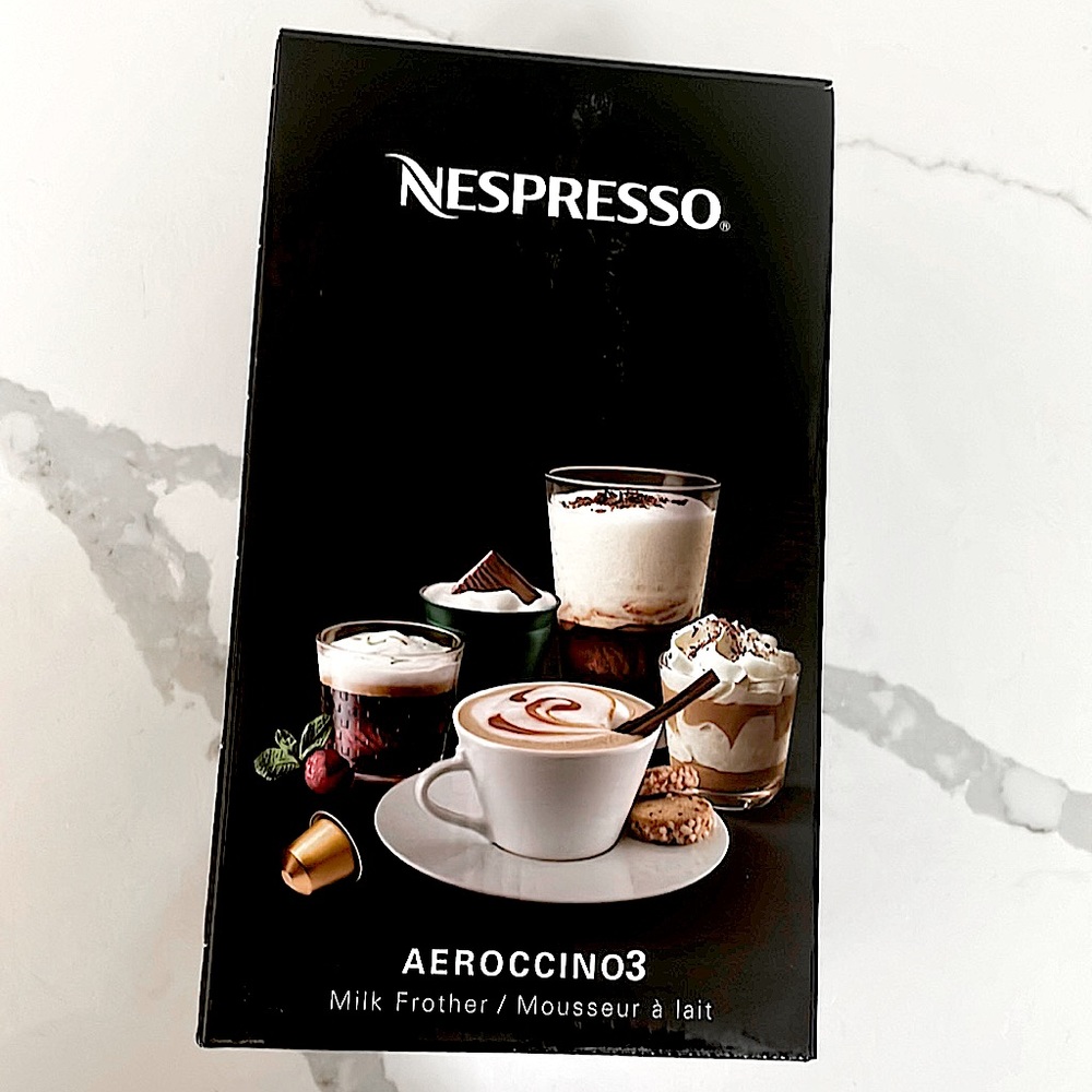 NESPRESSO AEROCCINO3, MILK FROTHER, BRAND NEW